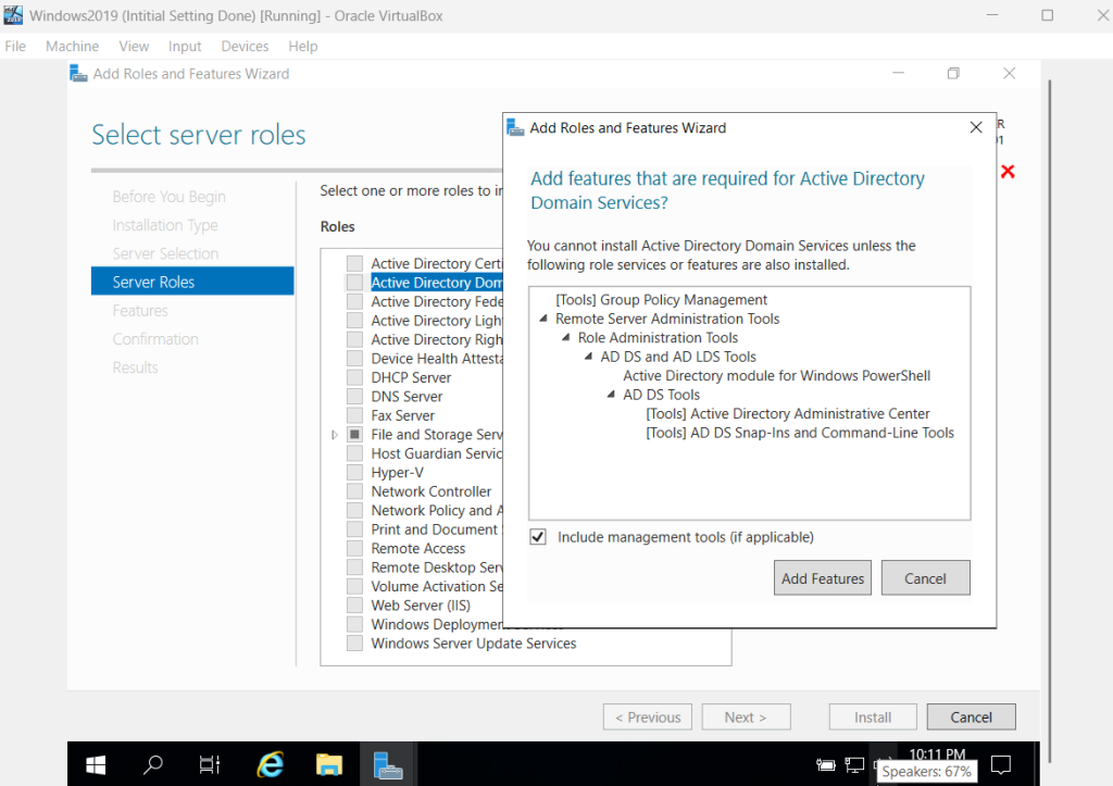 วิธีติดตั้ง Active Directory Domain Services