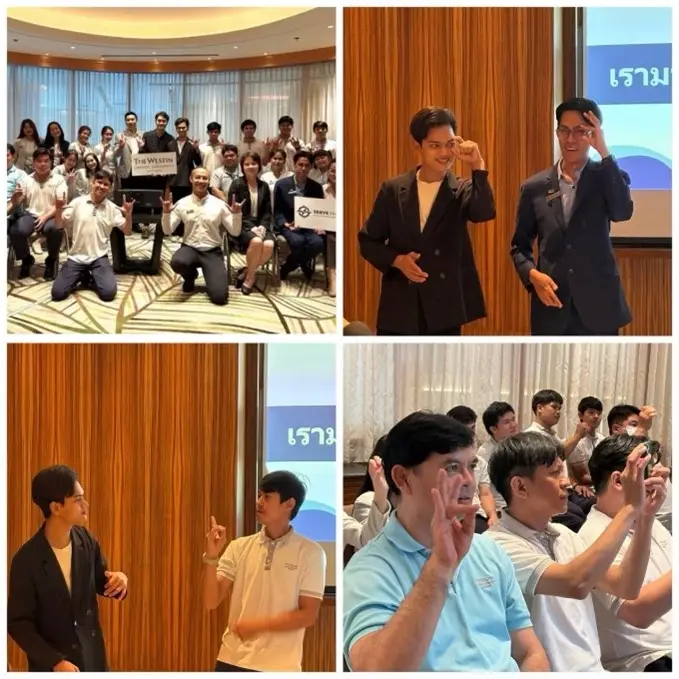โรงแรมเดอะเวสทินแกรนด์สุขุมวิท จัดคลาสเรียนภาษามือขั้นพื้นฐาน เนื่องในวันสากลภาษามือ
